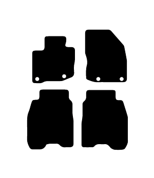 Alfombrillas de moqueta Honda Civic VIII (2006-2012) a medida - Limited