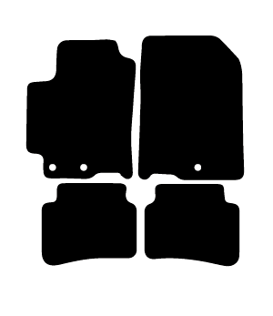 Alfombrillas de moqueta Kia RIO (2017-actualidad) a medida - Limited