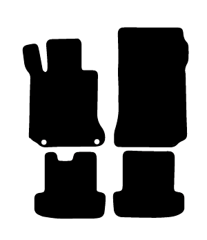 Alfombrillas de moqueta Mercedes C204 Clase C Coupe (2011-2015) a medida - Limited