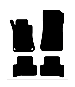 Alfombrillas de moqueta Mercedes A208 CLK Cabrio (1998-2003) a medida - Standard