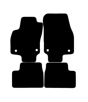 Alfombrillas de moqueta Opel Astra H Twintop Cabrio (2006-2011) a medida - Standard