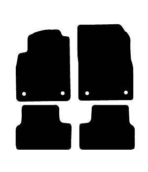 Alfombrillas de moqueta Opel Cascada Cabrio (2013-actualidad) a medida - Standard