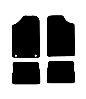 Alfombrillas de moqueta Peugeot 106 (1991-1996) a medida - Ellegance
