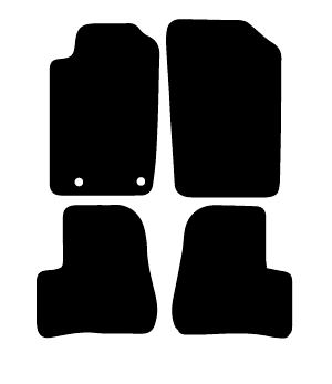 Alfombrillas de moqueta Peugeot 206 (1998-2013) a medida - Limited