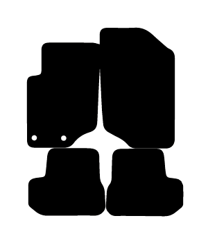 Alfombrillas de moqueta Peugeot 207 Cabrio (2007-2012) a medida - Standard