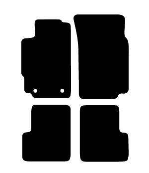 Alfombrillas de moqueta Peugeot 406 Coupe (1997-2004) a medida - Standard