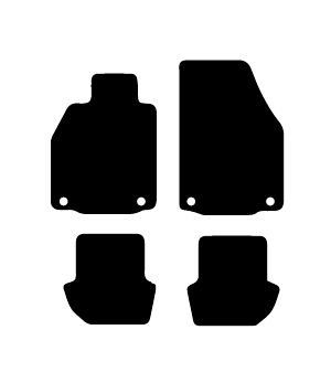 Alfombrillas de moqueta Porsche 911 997 Coupe (2004-2012) a medida - Standard