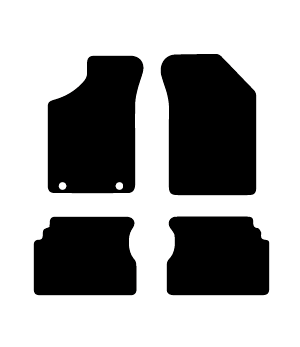 Alfombrillas de moqueta Renault Clio II (1990-1998) a medida - Standard