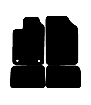 Alfombrillas de moqueta Renault Clio II (1998-2005) a medida - Standard