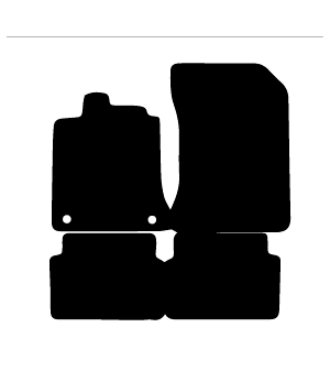 Alfombrillas de moqueta Renault Laguna III 5 Puertas (2008-2015) a medida - Standard