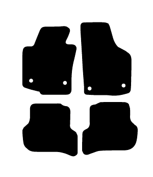 Alfombrillas de moqueta Seat León MK2 (2005-2012) a medida - Limited