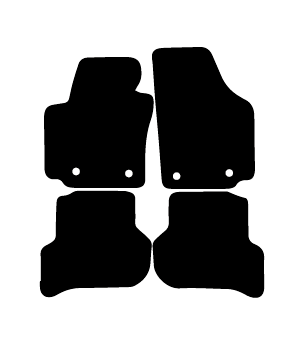 Alfombrillas de moqueta Seat Toledo MK3 (2004-2009) a medida - Standard