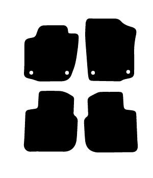 Alfombrillas de moqueta Seat Toledo MK4 (2012-actualidad) a medida - Standard
