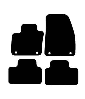 Alfombrillas de moqueta Volvo XC40 (2018-actualidad) a medida - Limited