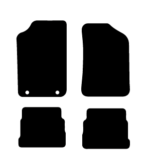 Alfombrillas de moqueta Volkswagen Golf II (1983-1992) a medida - Standard