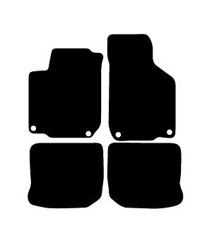 Alfombrillas de moqueta Volkswagen Golf IV (1997-2003) a medida - Limited