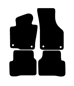 Alfombrillas de moqueta Volkswagen Passat B6 (2005-2010) a medida - Limited