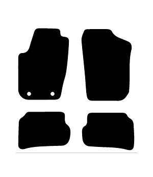 Alfombrillas de moqueta Volkswagen FOX (2005-2011) a medida - Standard