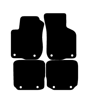 Alfombrillas de moqueta Audi A3 8L (1996-2003) a medida - Standard