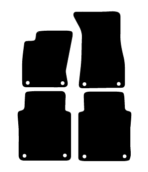 Alfombrillas de moqueta Audi A8 D3-4E CORTO(2002-2010) a medida - Standard