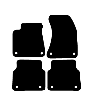Alfombrillas de moqueta Audi A8 D4 corto (2010-2017) a medida - Limited
