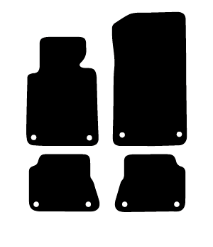 Alfombrillas de moqueta BMW E46 Cabrio (2000-2007) a medida - Standard