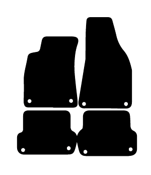 Alfombrillas de moqueta Seat Exeo SEDAN-FAMILIAR (2009-2013) a medida - Standard