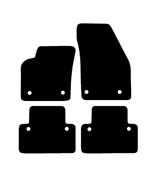 Alfombrillas de moqueta Volvo S40 (2004-2012) a medida - Limited
