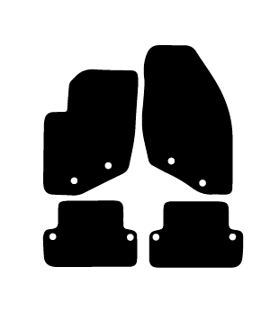 Alfombrillas de moqueta Volvo S60 (2000-2010) a medida - Standard