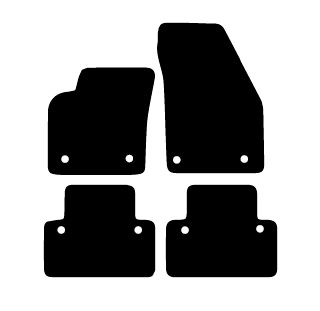 Alfombrillas de moqueta Volvo V50 (2004-2012) a medida - Standard