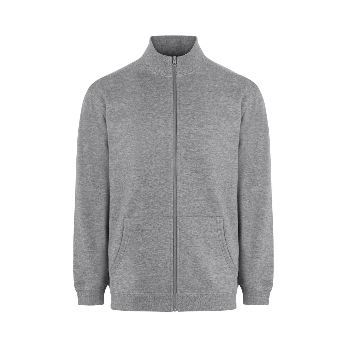 Sudadera de trabajo con cremallera Mukua Cooper SZ270U - Gris jaspeado