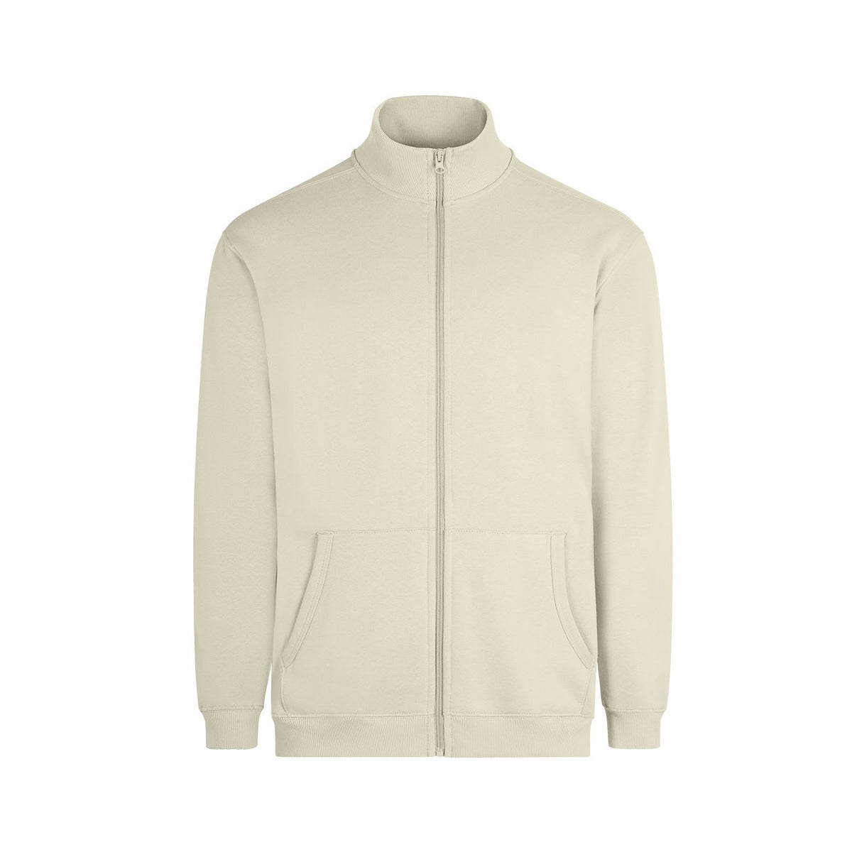 Sudadera de trabajo con cremallera Mukua Cooper SZ270U - Marfil