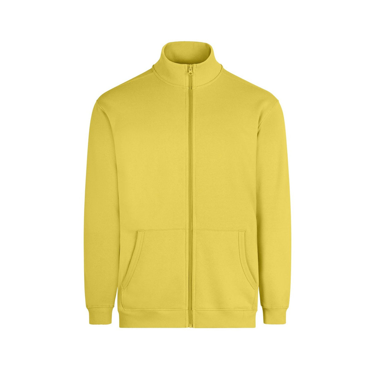 Sudadera de trabajo con cremallera Mukua Cooper SZ270U - Amarillo verano