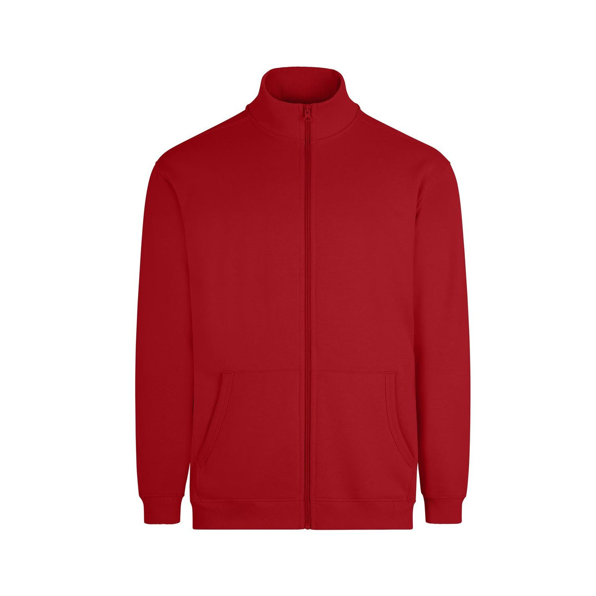 Sudadera de trabajo con cremallera Mukua Cooper SZ270U - Rojo