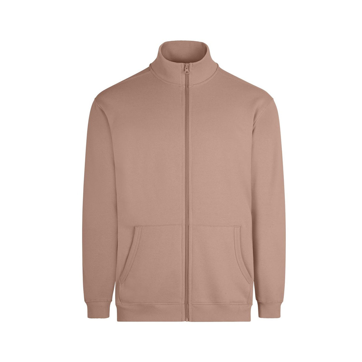 Sudadera de trabajo con cremallera Mukua Cooper SZ270U - Rosa pálido