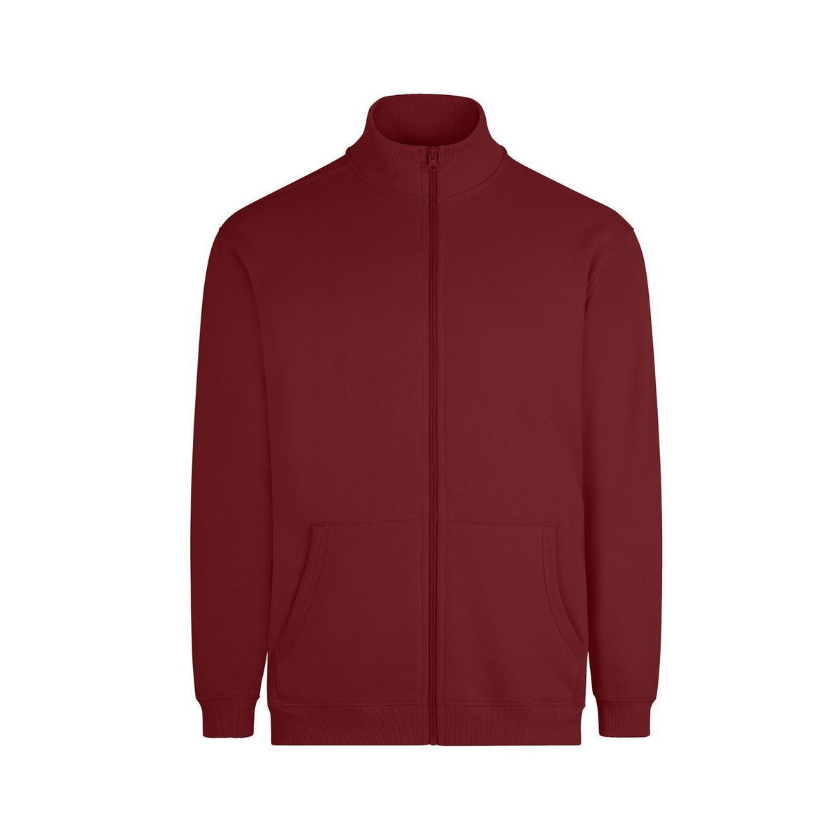 Sudadera de trabajo con cremallera Mukua Cooper SZ270U - Carmesí