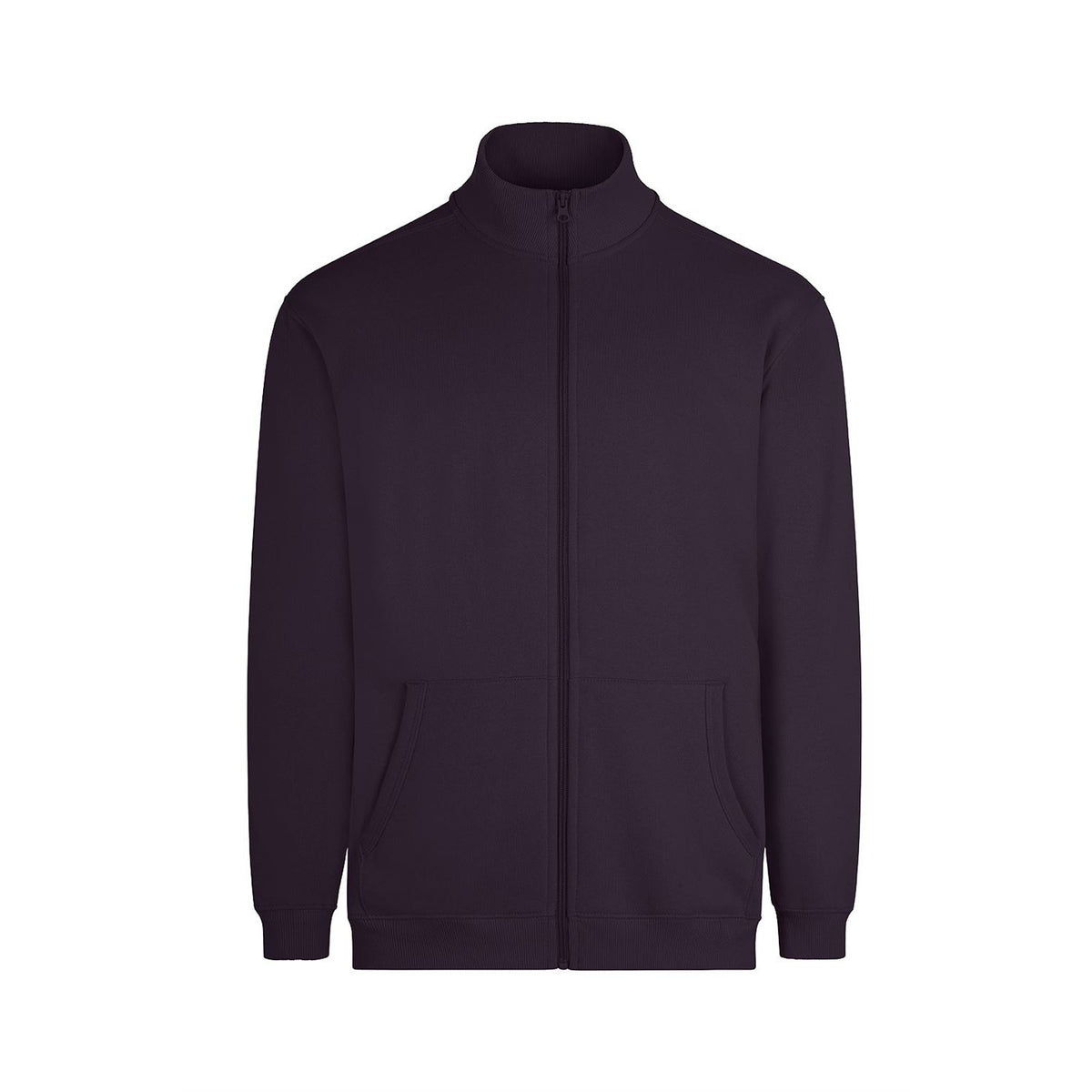 Sudadera de trabajo con cremallera Mukua Cooper SZ270U - Ciruela oscuro