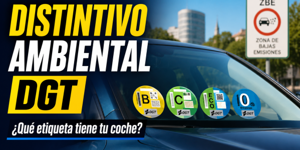 Distintivo ambiental DGT: qué etiqueta necesita tu coche y cómo pedirla
